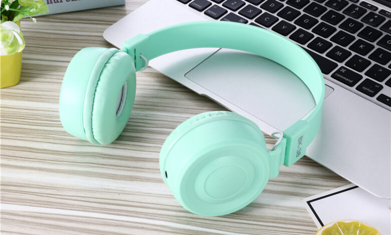 Cute wireless headphones
